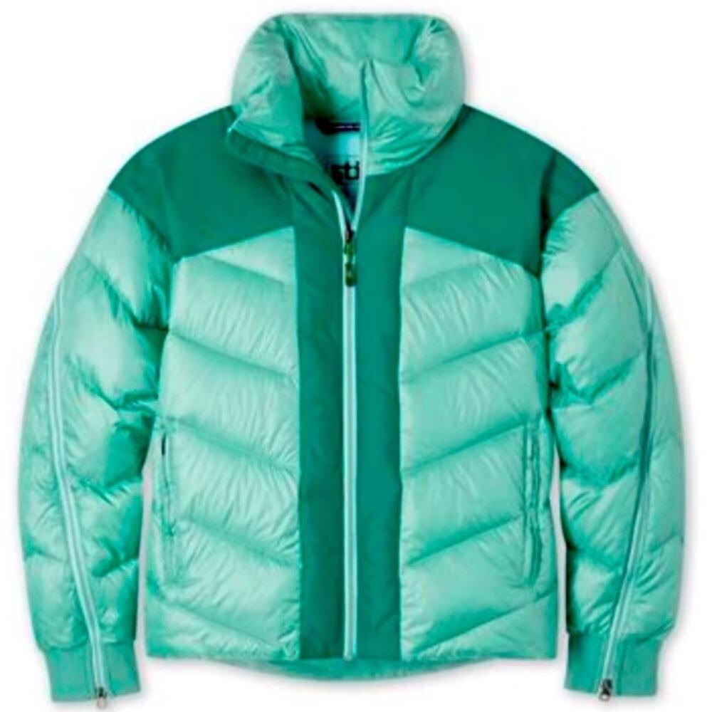 STIO Tayloe Down Jacket Dusted Agave Green Womens Medium NWT